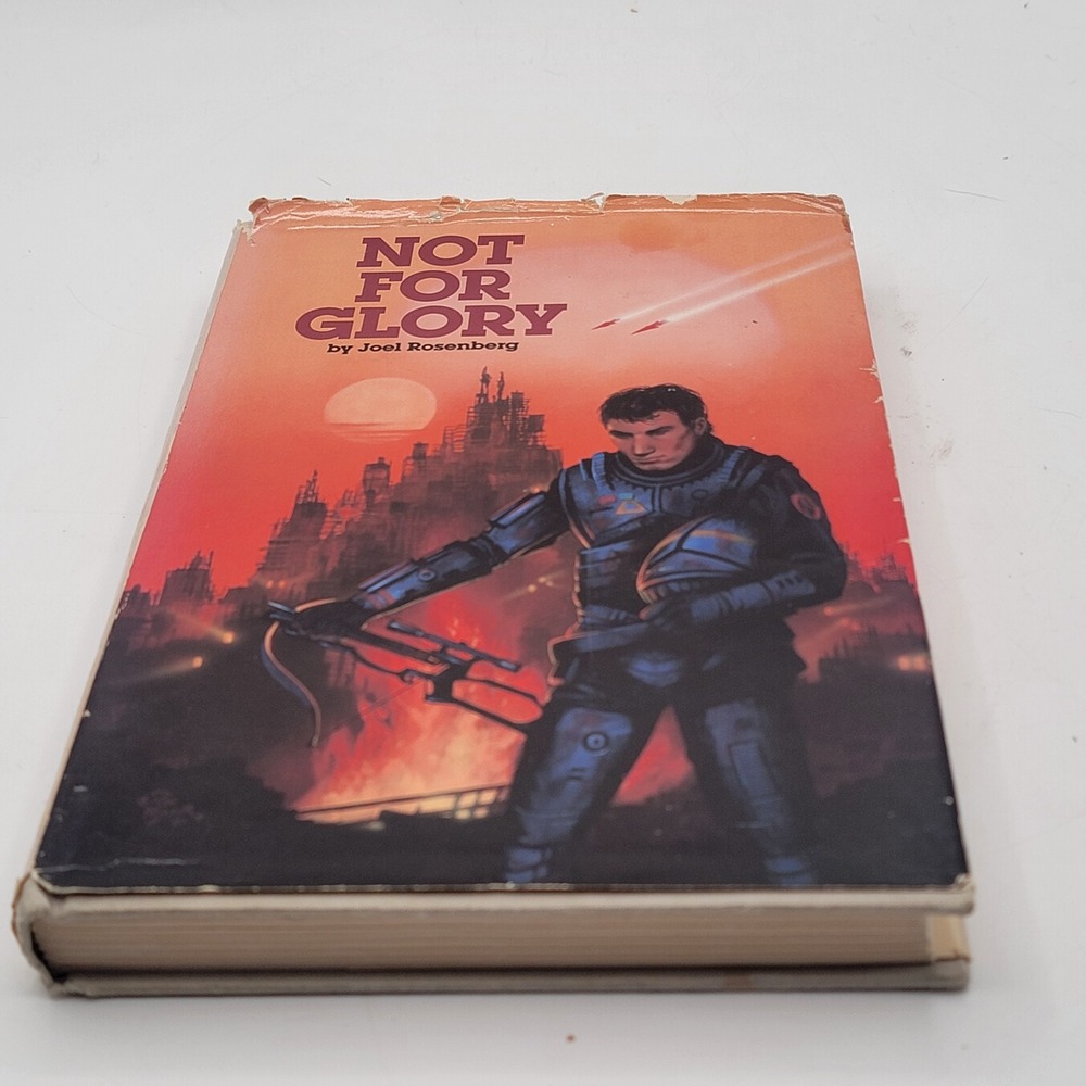 Joel Rosenberg Not For Glory Hardcover Book Club Edition 1988 Sci-Fi Fair‎